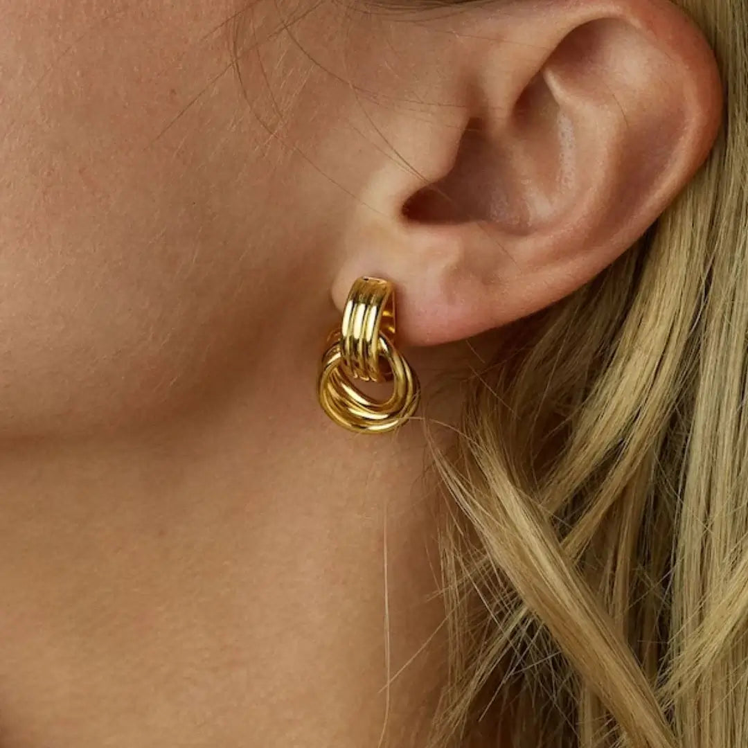 Luna Layered Hoop Küpe