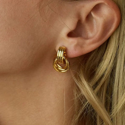 Luna Layered Hoop Küpe