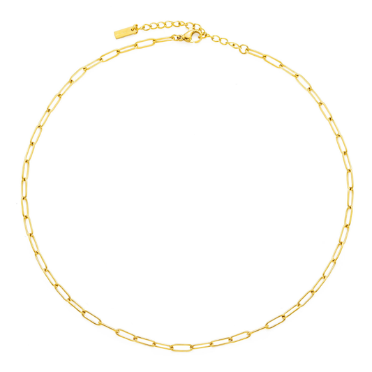Cozumel Paperclip Choker Kolye