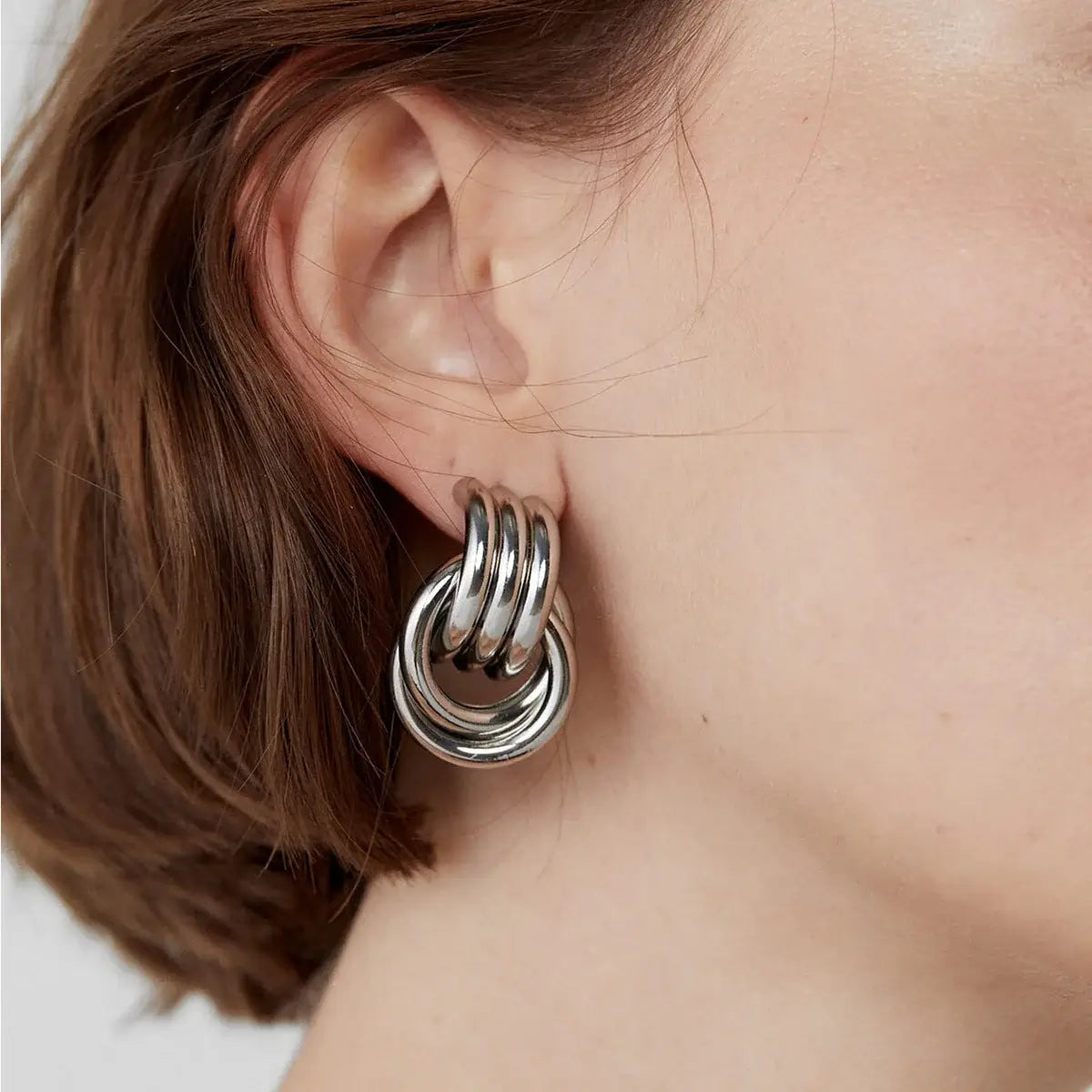 Luna Layered Hoop Küpe