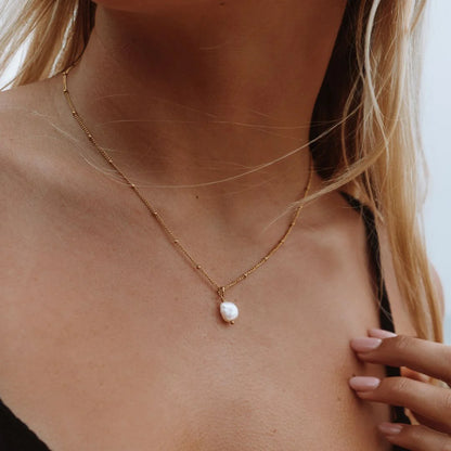 Baroque Pearl Pendant Kolye