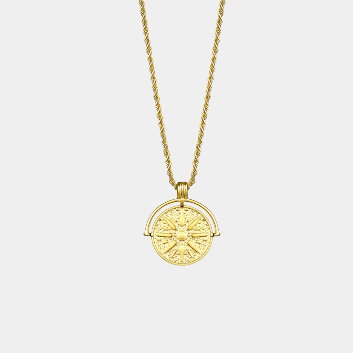 Golden Sun Necklace Kolye